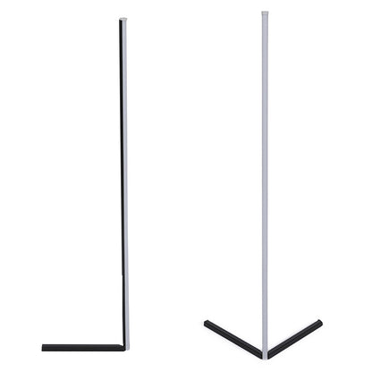 Floor lamp Esthetic  pakoworld LED black 30x2x130cm