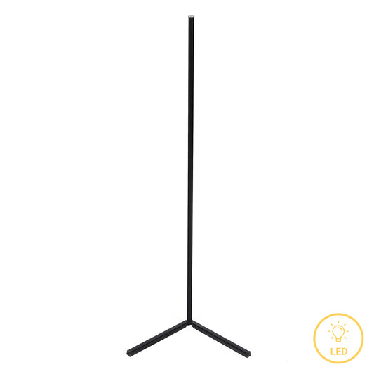 Floor lamp Esthetic  pakoworld LED black 30x2x130cm