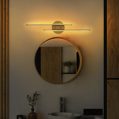 Wall light Expedition pakoworld LED 16W golden 17x5x86cm