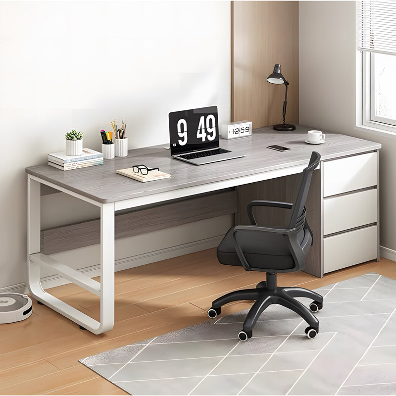 Salto pakoworld desk with drawer-MDF natural-white 120x48x74cm