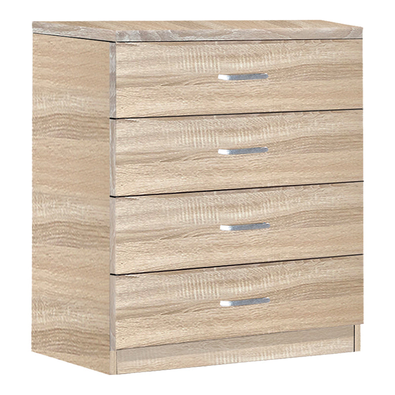 Chest of 4 drawers Killian pakoworld sonoma 80x40x80cm