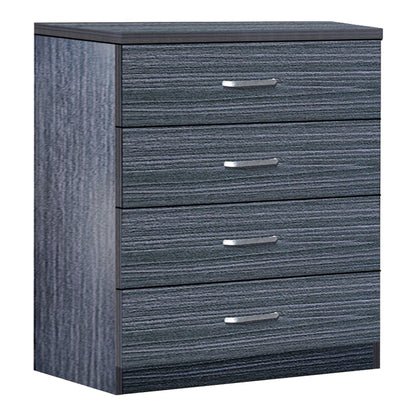 Chest of 4 drawers Killian pakoworld zebrano 80x40x80cm