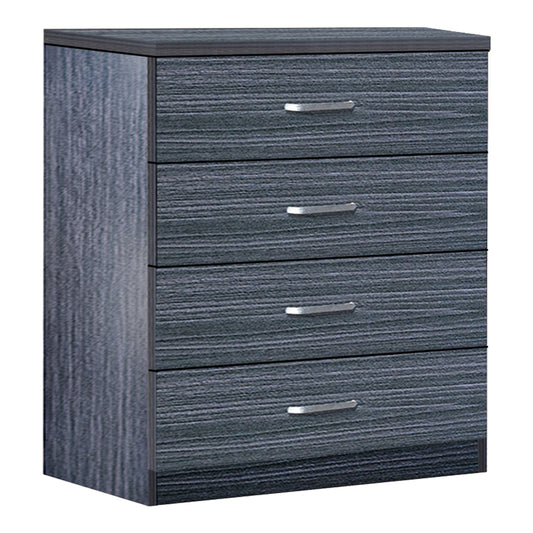 Chest of 4 drawers Killian pakoworld zebrano 80x40x80cm