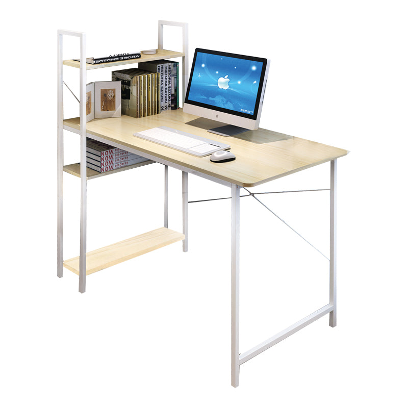 Work desk Adrian pakoworld melamine dark natural-white 120x64x120cm