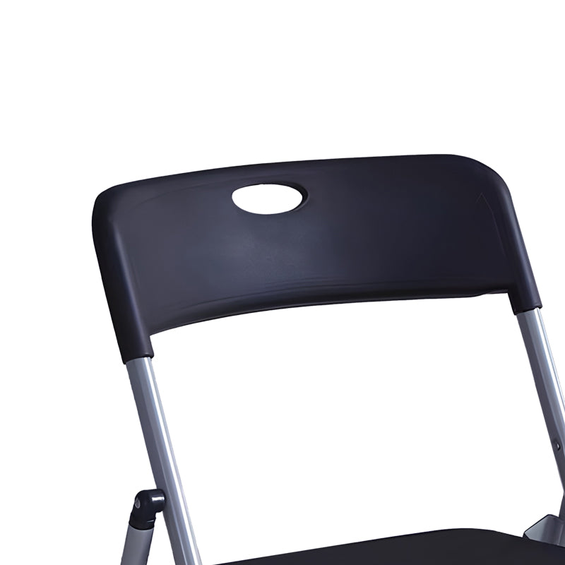 Foldable chair Daxton pakoworld PP black-silver 49x46.5x73.5cm