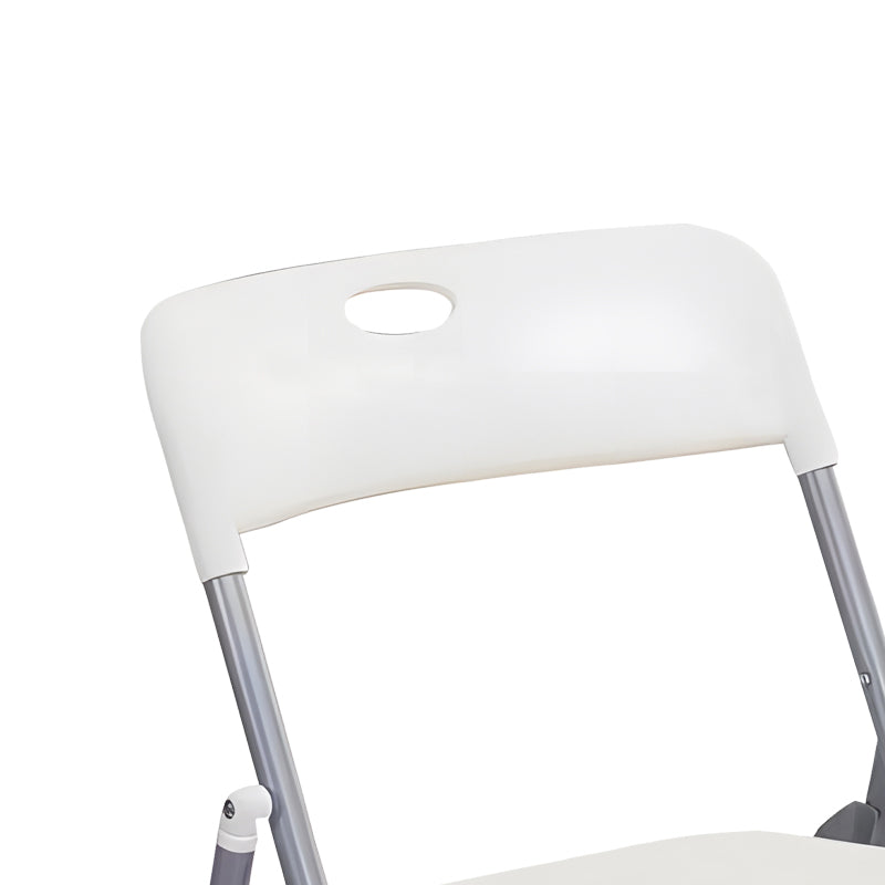 Foldable chair Daxton pakoworld PP white-silver 49x46.5x73.5cm