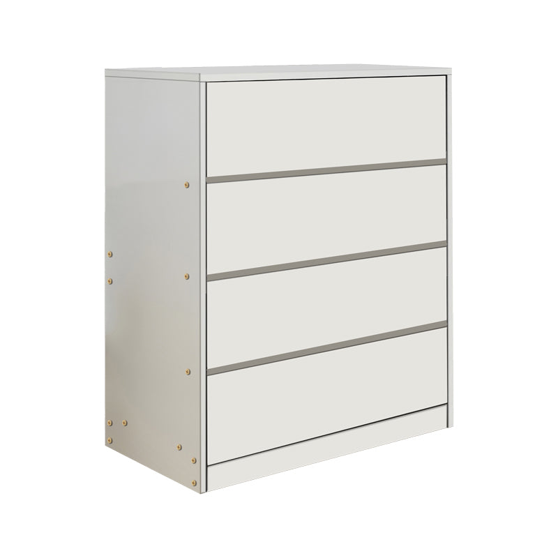Kuanger mdf chest of drawers in white shade 80x40x89cm