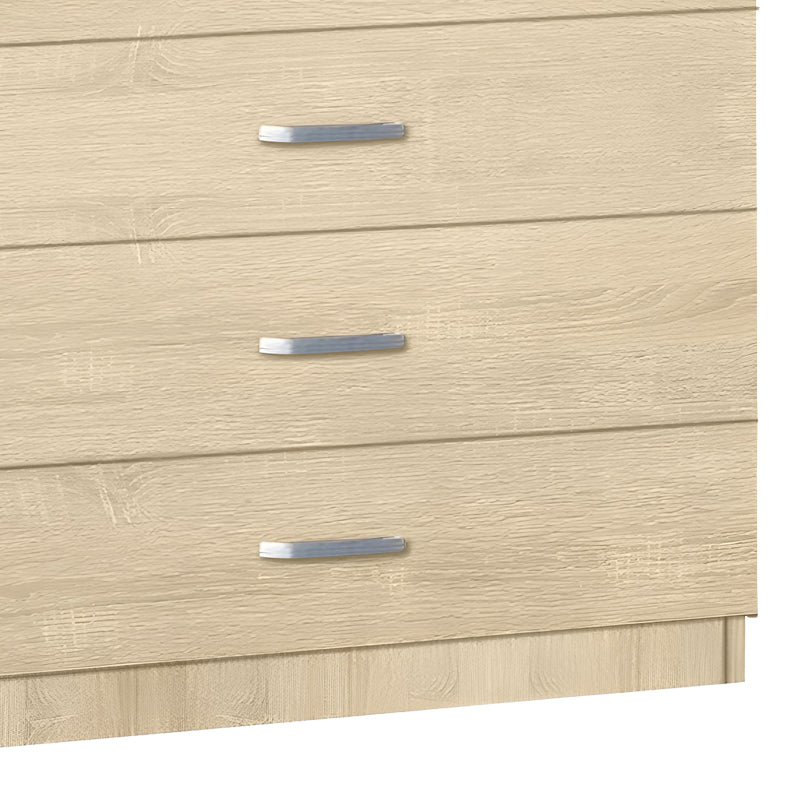 Gioko chest of drawers with 5 drawers in natural shade 80x40x100cm
