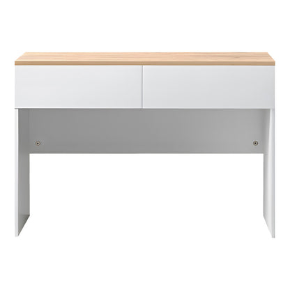 Study desk Beleton with drawers mdf in oak-white color 100x50x75cm