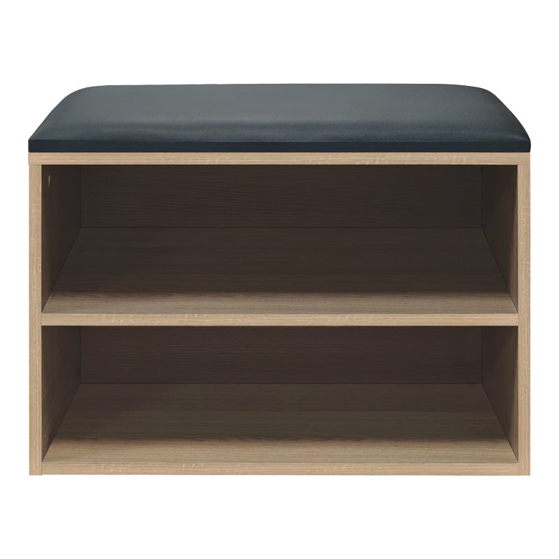 Shoe cabinet stool Kiana 4 pairs in natural color 60x32x44cm
