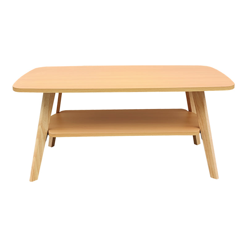 Komela I mdf coffee table in natural shade 100x48x45cm