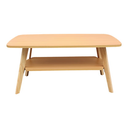 Komela I mdf coffee table in natural shade 100x48x45cm