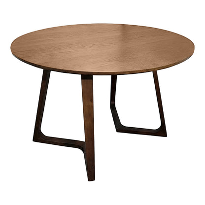 Dining table Sedria mdf in walnut color D120x75cm