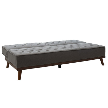 Sofa bed Marco pakoworld in grey fabric 180x80x80cm