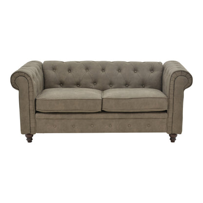 2-seater sofa Incredible pakoworld brown fabric 160x84x67cm