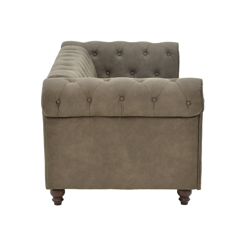 2-seater sofa Incredible pakoworld brown fabric 160x84x67cm