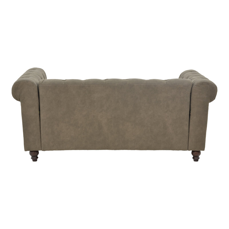 2-seater sofa Incredible pakoworld brown fabric 160x84x67cm