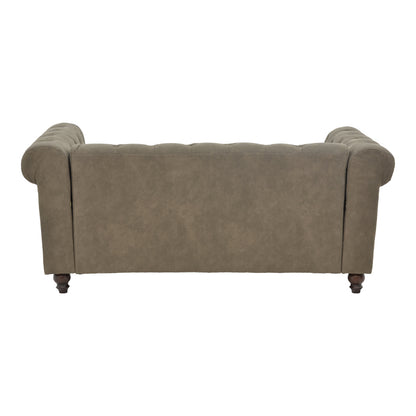 2-seater sofa Incredible pakoworld brown fabric 160x84x67cm