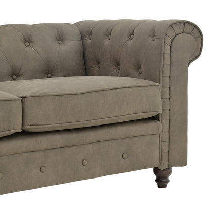 2-seater sofa Incredible pakoworld brown fabric 160x84x67cm