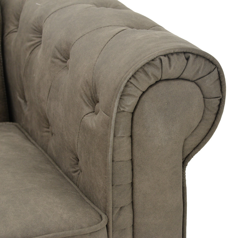 2-seater sofa Incredible pakoworld brown fabric 160x84x67cm