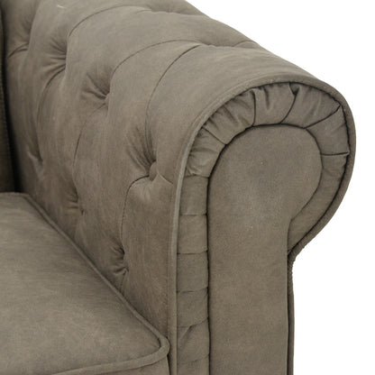 2-seater sofa Incredible pakoworld brown fabric 160x84x67cm