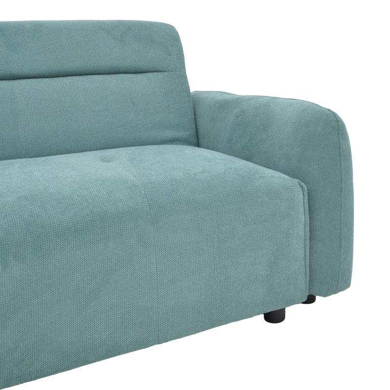 Corner sofa Inspired pakoworld reversible mint fabric 293x142x80cm