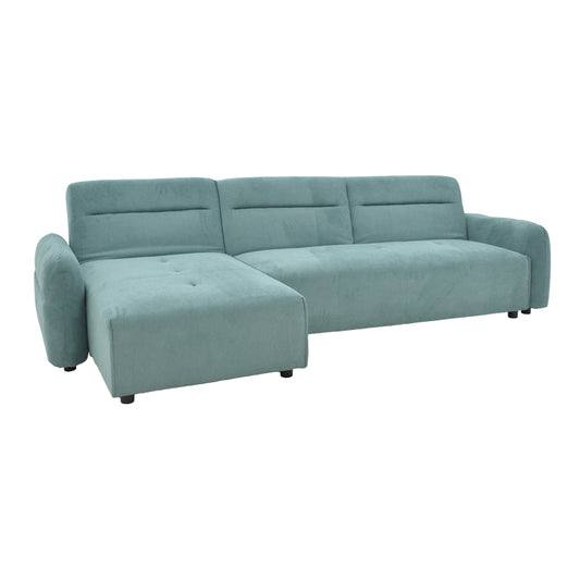 Corner sofa Inspired pakoworld reversible mint fabric 293x142x80cm