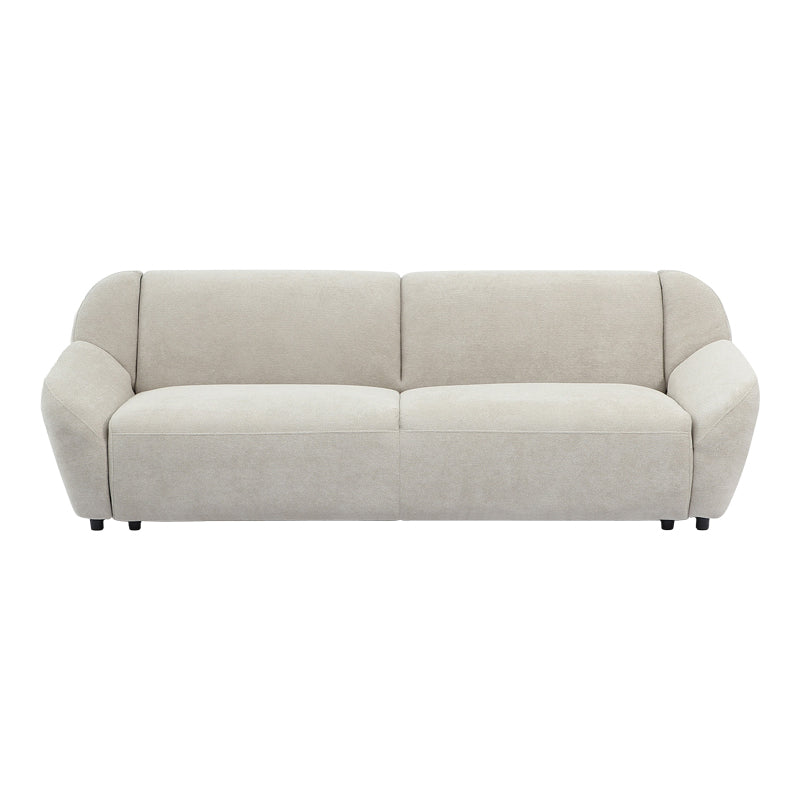 Three-seater sofa Echono beige fabric 230x88x77cm