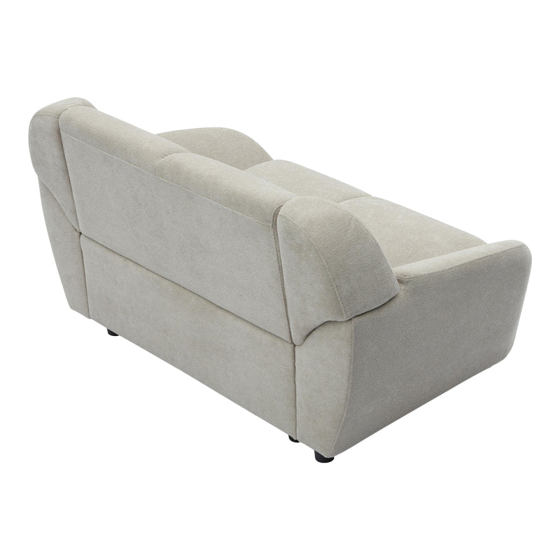 Three-seater sofa Echono beige fabric 230x88x77cm