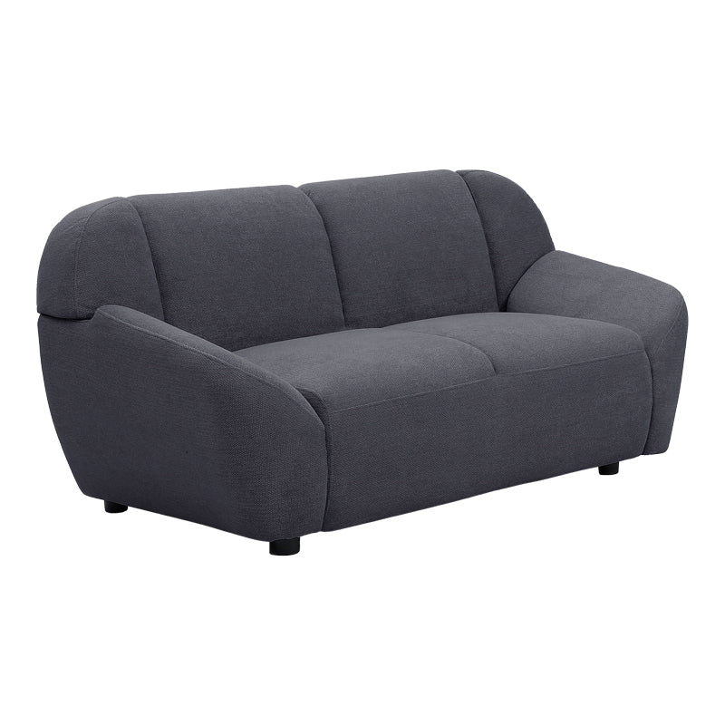 Two-seater sofa Echono anthracite fabric 144x88x77cm