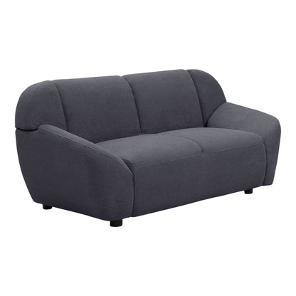 Two-seater sofa Echono anthracite fabric 144x88x77cm