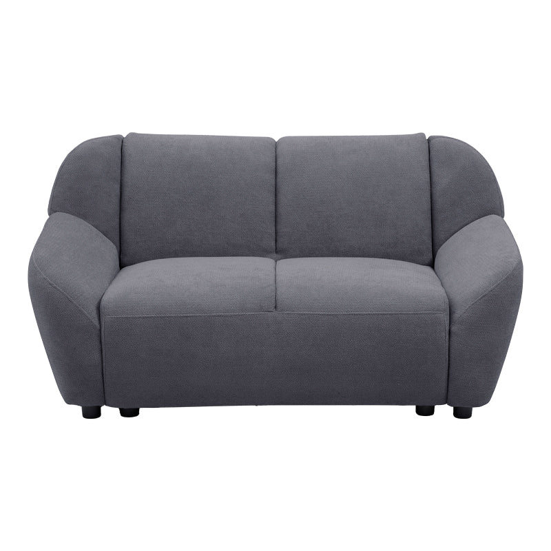 Two-seater sofa Echono anthracite fabric 144x88x77cm
