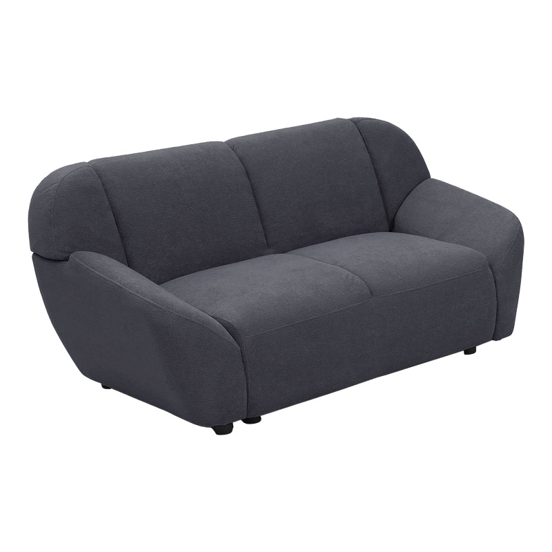 Two-seater sofa Echono anthracite fabric 144x88x77cm