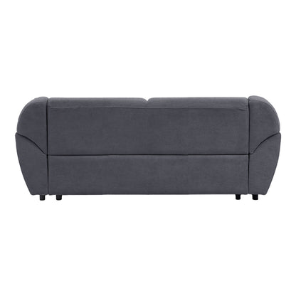 Two-seater sofa Echono anthracite fabric 144x88x77cm