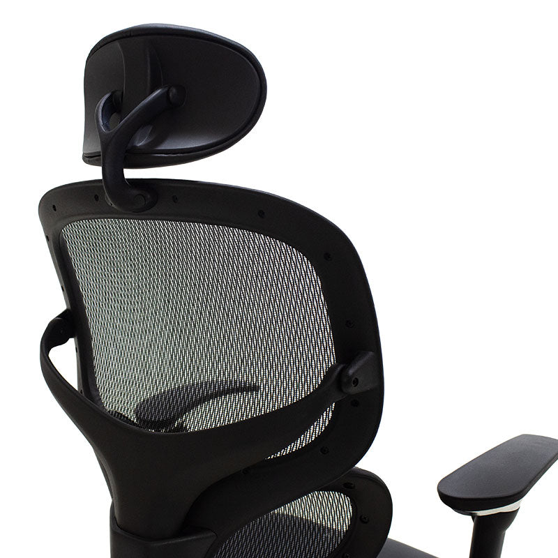Manager office chair Freedom pakoworld SUPREME QUALITY mesh-pu in black colour