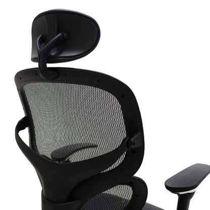 Manager office chair Freedom pakoworld SUPREME QUALITY mesh-pu in black colour