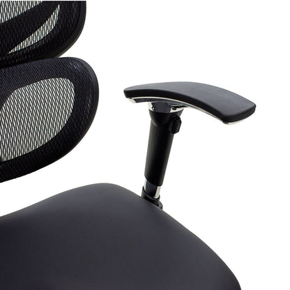 Manager office chair Freedom pakoworld SUPREME QUALITY mesh-pu in black colour