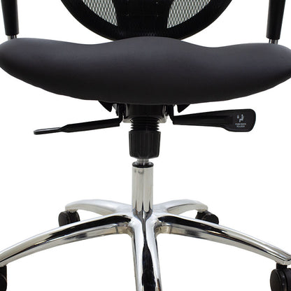 Manager office chair Freedom pakoworld SUPREME QUALITY mesh-pu in black colour
