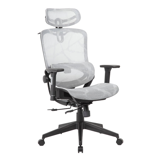 Manager office chair Konilo pakoworld mesh grey 82.5x63.5x114cm