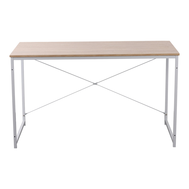 Work desk Ramon pakoworld natural melamine-metal white 120x60.5x70cm