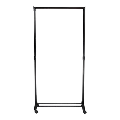 Floor hanger Wizak black metal 74.5x41,5x157cm