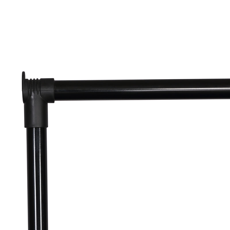 Floor hanger Wizak black metal 74.5x41,5x157cm