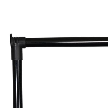 Floor hanger Wizak black metal 74.5x41,5x157cm
