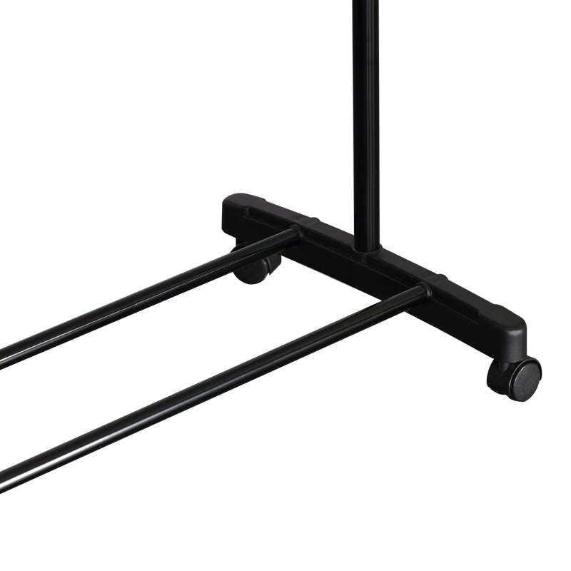 Floor hanger Wizak black metal 74.5x41,5x157cm