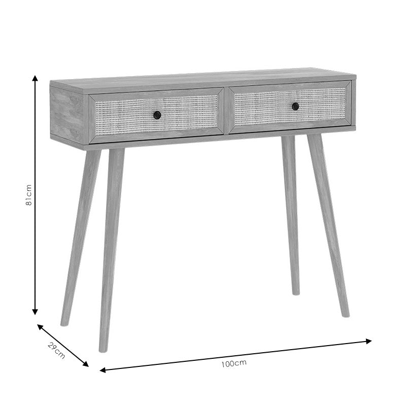 Oslo pakoworld console sonoma color 100x29x81cm