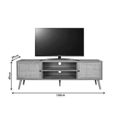 Oslo pakoworld TV cabinet color sonoma 150x39x49cm