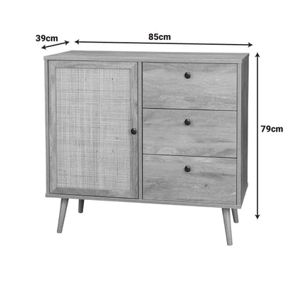Oslo sideboard in sonoma color 85x39x79cm