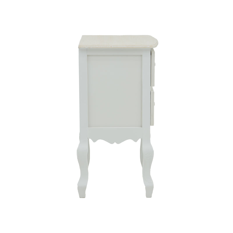 Pazlen Inart chest of drawers antique white color mdf 40x45x65cm