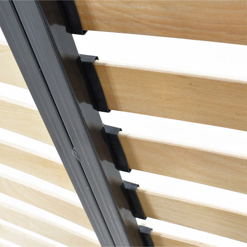 Mattress base with orthopedic slats 142x185x5cm