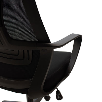 Office chair Maestro pakoworld with fabric mesh in black colour